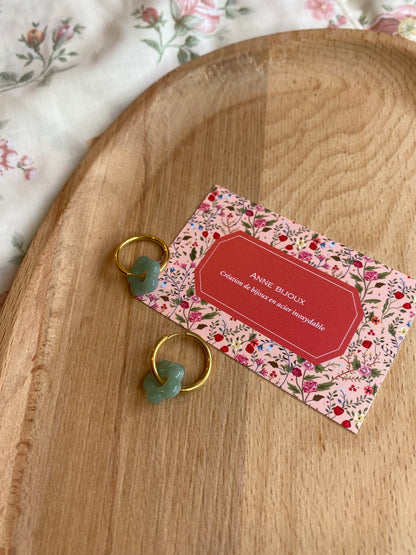 Créoles fleurs - édition automne